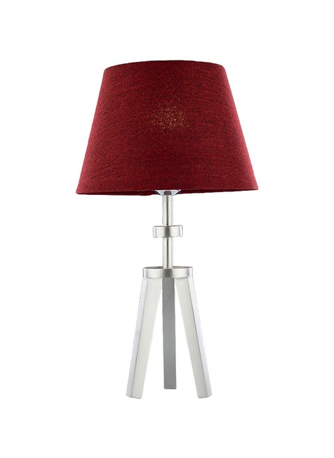 Vandeta 1 Lamp White * Shapoo Dark Red Table Lamp Tb55Wh