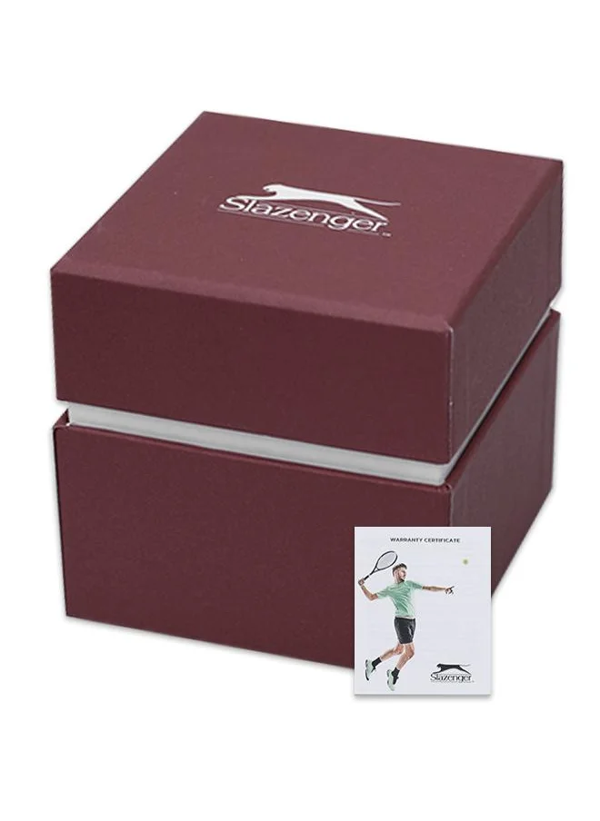 Slazenger Slazenger Unisex Quartz Movement Watch, Analog Display and Silicone Strap - SL.9.6570.3.05, White