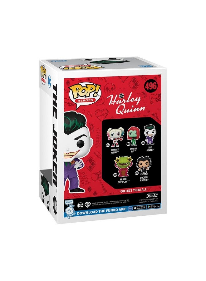 Funko فانكو بوب! أبطال: هارلي كوين - سلسلة الرسوم المتحركة - الجوكر - تمثال فينيل قابل للجمع - فكرة هدية - منتجات رسمية - للأطفال والكبار - لمحبي التلفاز - نموذج لجمع المعجبين والعرض - Image 3