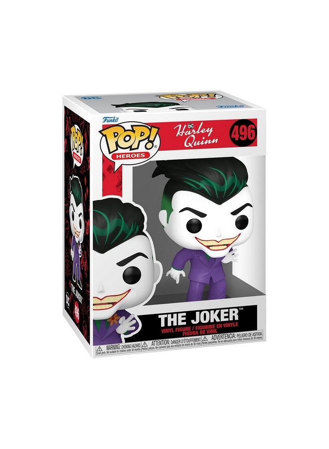 Funko فانكو بوب! أبطال: هارلي كوين - سلسلة الرسوم المتحركة - الجوكر - تمثال فينيل قابل للجمع - فكرة هدية - منتجات رسمية - للأطفال والكبار - لمحبي التلفاز - نموذج لجمع المعجبين والعرض - Image 1
