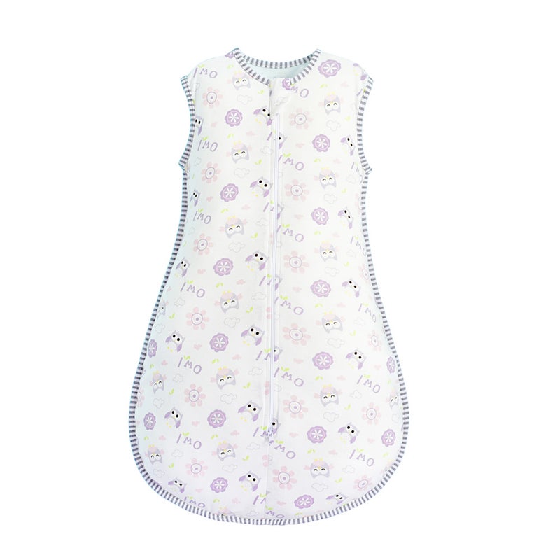 Insular SU3006 Cotton Sleeping Bag for Kids Wearable Blanket for Baby Toddler Sleeping Bag with Zippers Sleeveless Breathable Unisex - Image 1