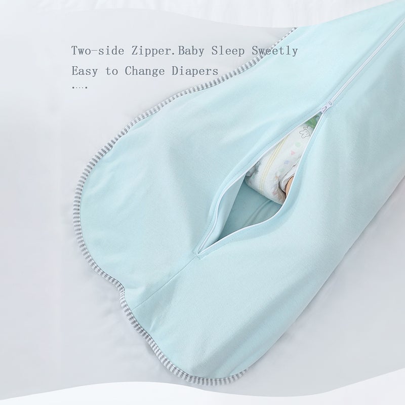 Insular SU3006 Cotton Sleeping Bag for Kids Wearable Blanket for Baby Toddler Sleeping Bag with Zippers Sleeveless Breathable Unisex - Image 4
