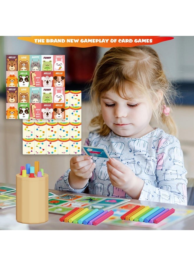 Acessorz Montessori Toys for 1-3 Year Old - Silicone Learning Color Shape Sorting Teether Travel Toys for Toddlers Age 1 2 3, Fine Motor Skills Infants Sensory Matching Games, Busy Board Boys Girls Gifts  - Image 5