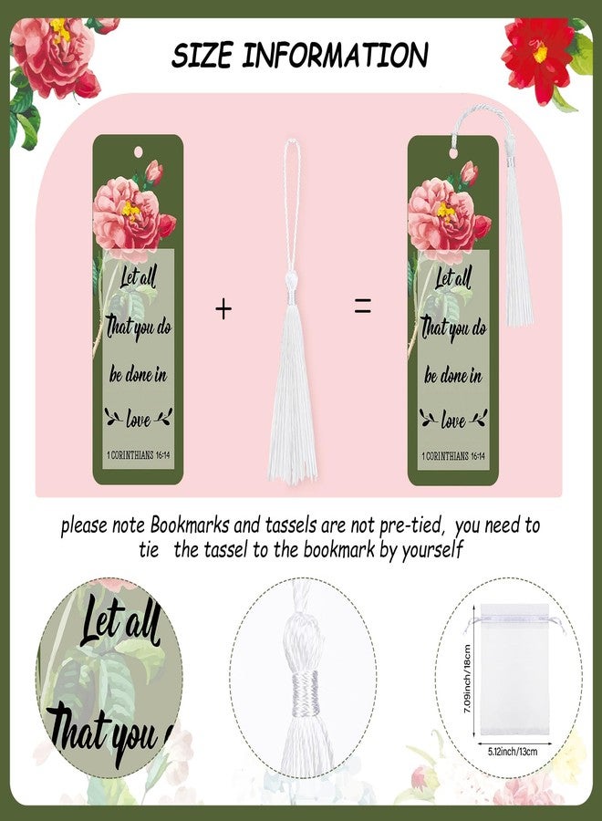 Spakon 35 Sets Mother's Day Church Gifts Bible Verse Bookmarks Inspirational Bamboo Pens Gift Bags Mom Christian Gifts Bulk Religious Mothers Day Party Favors - Image 3