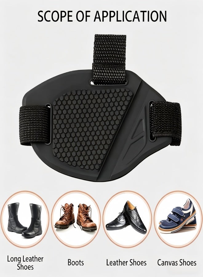 MATVHRUI Motorcycle Shoe Protector, Motorcycle Shift Pad, Motorcycle Gear Shift Pad, Motorcycle Shoe Cover Pad, Soft Motorcycle Motorbike Shift Pad, Durable Motorcycle Shoe Protector, for Gear Accessories - Image 5