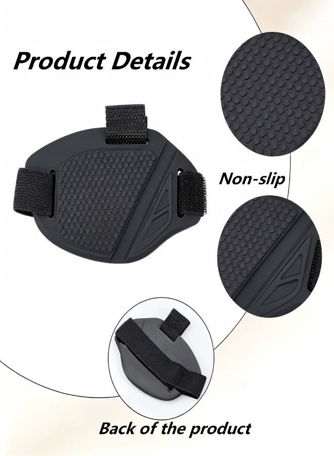 MATVHRUI Motorcycle Shoe Protector, Motorcycle Shift Pad, Motorcycle Gear Shift Pad, Motorcycle Shoe Cover Pad, Soft Motorcycle Motorbike Shift Pad, Durable Motorcycle Shoe Protector, for Gear Accessories - Image 4