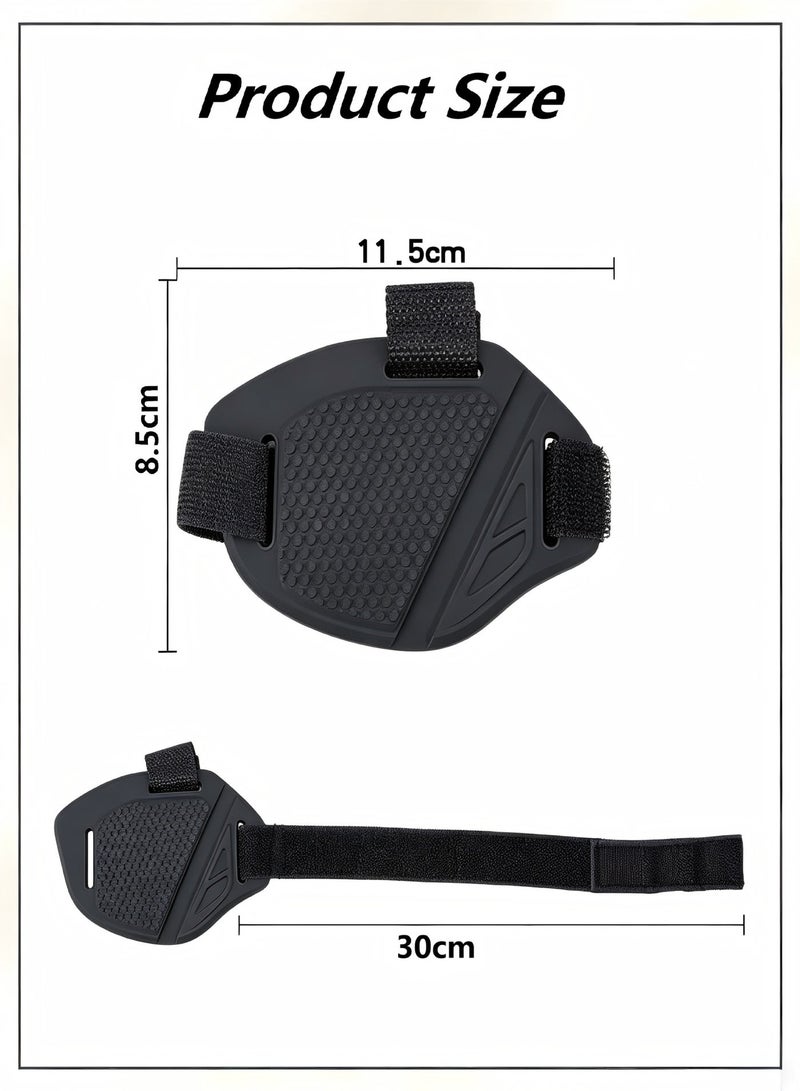 MATVHRUI Motorcycle Shoe Protector, Motorcycle Shift Pad, Motorcycle Gear Shift Pad, Motorcycle Shoe Cover Pad, Soft Motorcycle Motorbike Shift Pad, Durable Motorcycle Shoe Protector, for Gear Accessories - Image 2