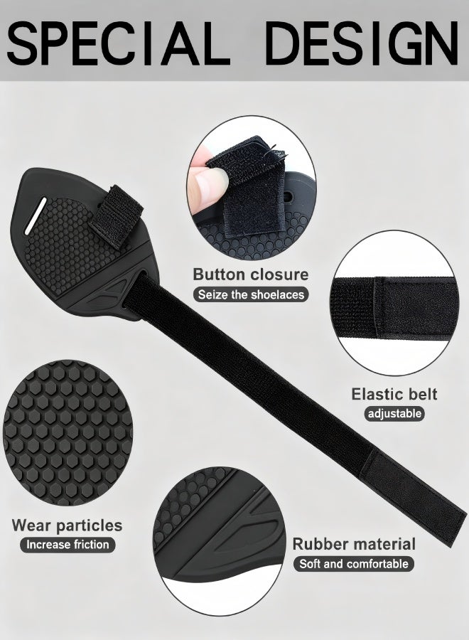 MATVHRUI Motorcycle Shoe Protector, Motorcycle Shift Pad, Motorcycle Gear Shift Pad, Motorcycle Shoe Cover Pad, Soft Motorcycle Motorbike Shift Pad, Durable Motorcycle Shoe Protector, for Gear Accessories - Image 3