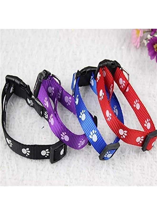 Dog Paw Print Adjustable Harness Leash And Collar Set For Small Dogs And Puppies (Color As Per Availability) - Image 5