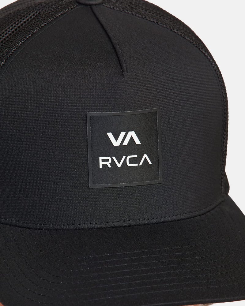 RVCA Men's VA All The Way Truck Hat (One Size, Black/Camo) - Image 3