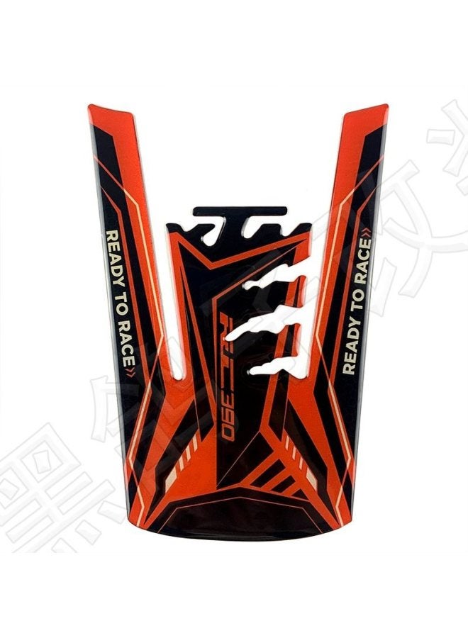 Suitable For Ktm Suzuki Honda Yamaha Motorcycle Stereo Waterproof Fuel Tank Sticker Decorative Fuel Tank Fish Bone Decal-Color:Ktm1 3dstereo Waterproofnon-slipvv-Size:Default Itemvv - Image 1