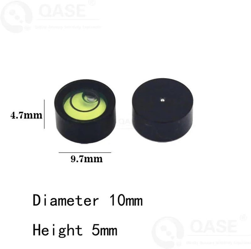 1pcs Mini Circular Bubble Level Dia 10 * 5mm 6mm 7mm Bullseye Leveling Calibration Components for Electronic Scale Small Equipment(Red) - Image 2