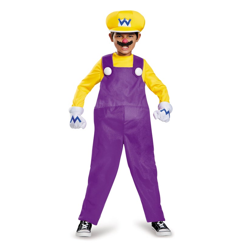Disguise Wario Deluxe Super Mario Bros Nintendo Costume Large1012 - Image 2