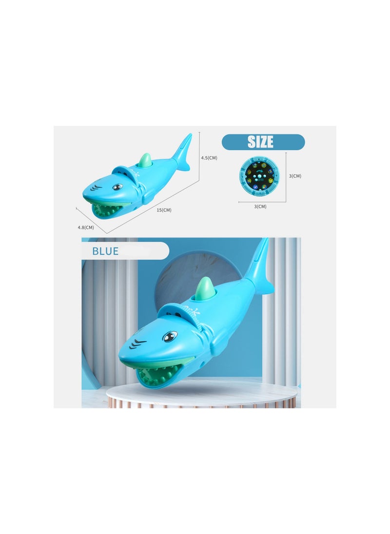 SYOSI Shark Torch & Projector, Children's Luminous Projection with 16 Cards, Educational Toys for Boys Girls, Shark Gifts Games for Kids, Sea Creatures Toys for Children Age 3 4 5 6 7 Year Old (Blue)  - Image 5