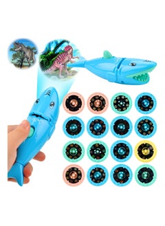 Shark Torch & Projector, Children's Luminous Projection with 16 Cards, Educational Toys for Boys Girls, Shark Gifts Games for Kids, Sea Creatures Toys for Children Age 3 4 5 6 7 Year Old (Blue) - pzsku/ZF5EC86F20AB37BC0DBDCZ/45/_/1697440310/7015dadd-0a65-4d89-b8f0-0732e4554a78