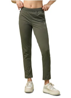 Technosport Solid Slim Fit Trackpants with Pockets by Styli  - Image 3