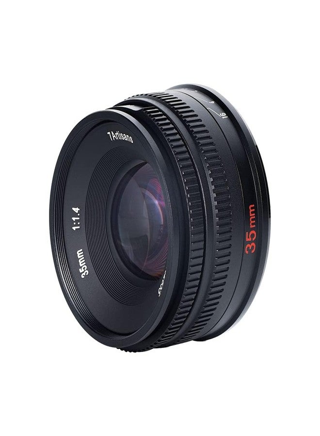 7artisans Fixed Lens 35mm F1.4 Mark II APS-C Manual Focus Wide Aperture Compatible with Canon R Mount R RP R5 R6 Mirrorless Cameras - Image 3