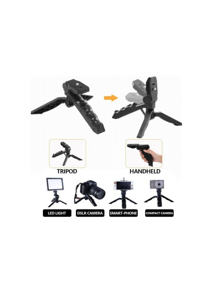 Smartphone & Camera Vlogging Studio Kit, Video Shooting Photography Suit with Microphone, LED Fill Light, Mini Tripod for Content Creators, Vloggers, and Streamers - Image 5