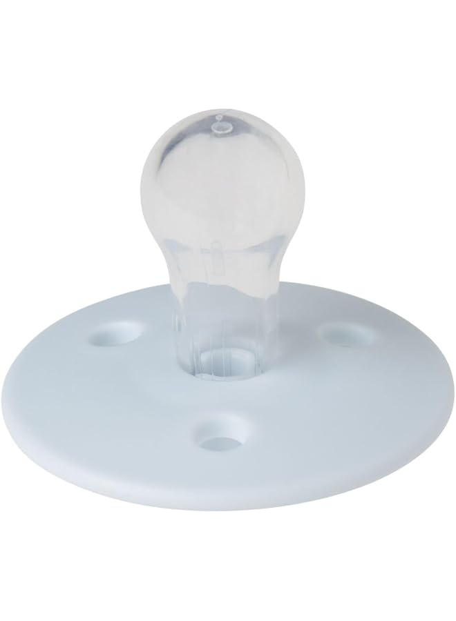 Mininor Round Pacifier Silicone 6M Icicle