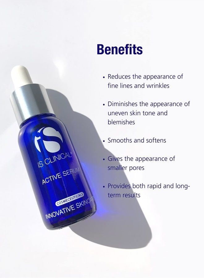 iS CLINICAL Active Serum; Face Serum, Anti-Aging, Helps skin with acne and pigmentation, 0.5 Fl Oz - Image 4
