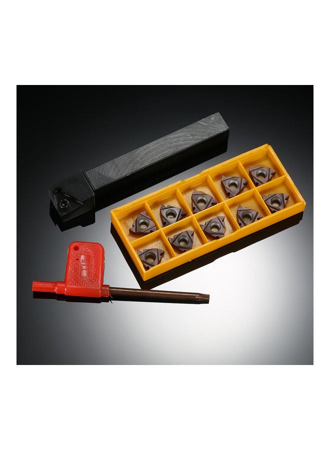 NIBEMINENT 10-Piece Lathe Threading Turning Tool Set Multicolour - Image 5