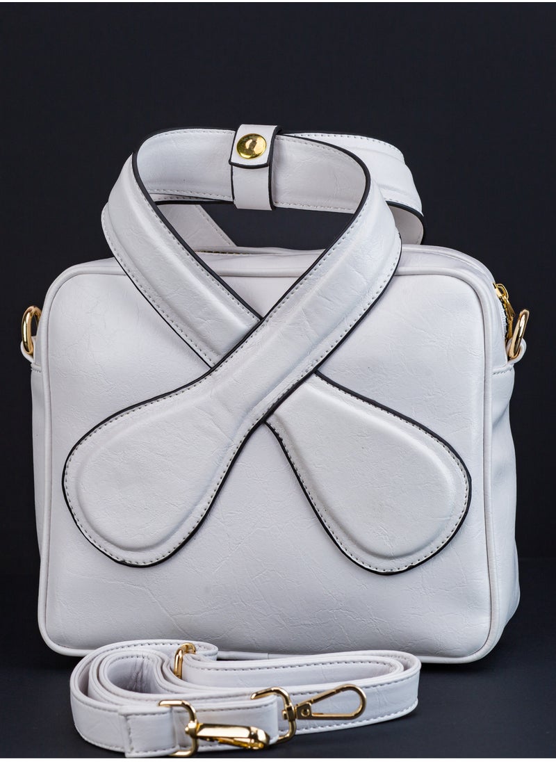 Tat 66 -Two Hand Crossbody - WHITE 