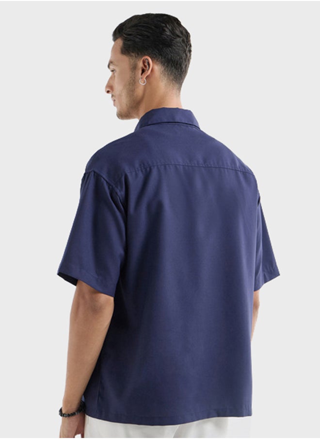 FAV Regular Fit Solid Shirt  - Image 2