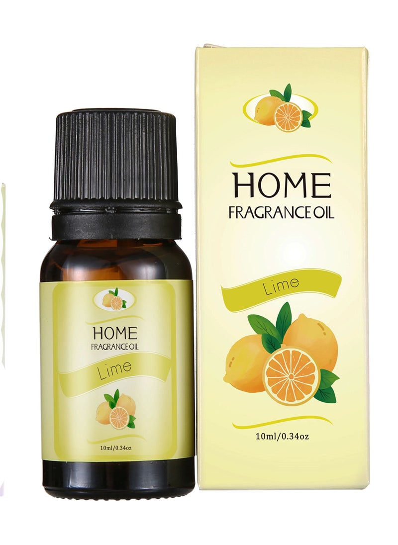 Generic 1-Piece 10ML Essential Oil For Air Humidifier,Flavors Aroma Diffuser Natural Plant Oil,Plant Fragrance Use For Air Fresh or Relieve Stress,Fragrance Lime  - Image 1