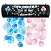 Tenshun Gender Reveal Kit Includes 1 Balloon Drop Bag 40 Pink Blue Balloons 1 Pack of Pink Blue Confetti 1 Hand Air Pump 2 White Ribbons 2 Hooks 1 Glue Dot - Image 3