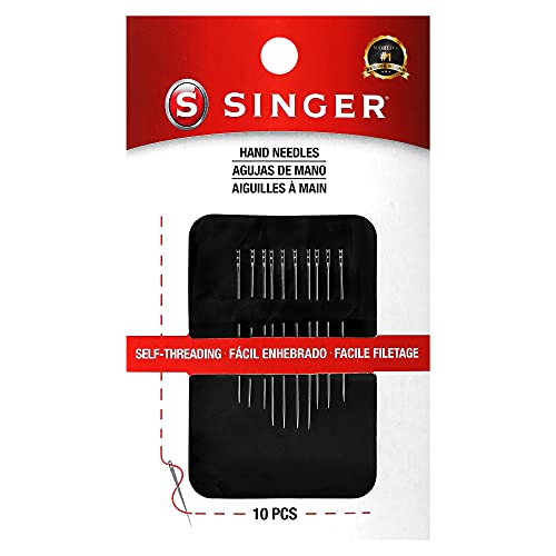 SINGER 00280 Self-Threading (Calyxeye) Hand Sewing Needles, Assorted Sizes, 10-Count, - Image 1