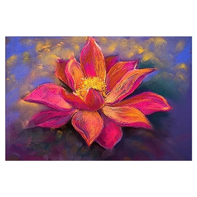 Masstone Floral Painting for Wall Decoration Wall Painting for Living Room 36x24 Inch Flower Painting for Bedroom Home Paintings Without Frame Modern Art Wall Paintings Sparkle Effects