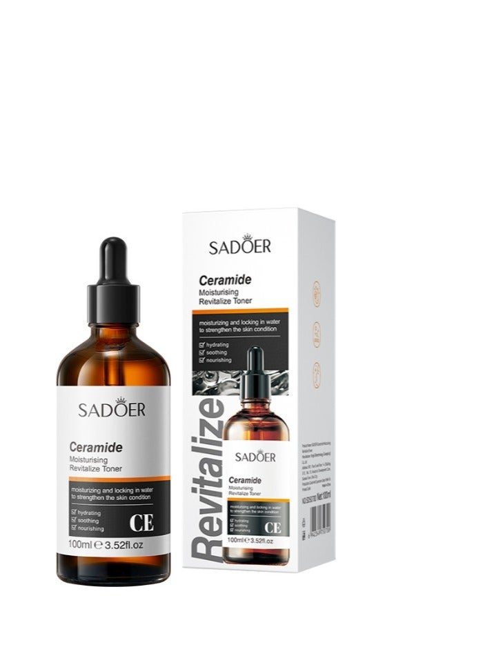 SADOER Ceramide Moistursing Toner CE Improve Dullnes Moisturize Dry Skin 100ml - Image 4