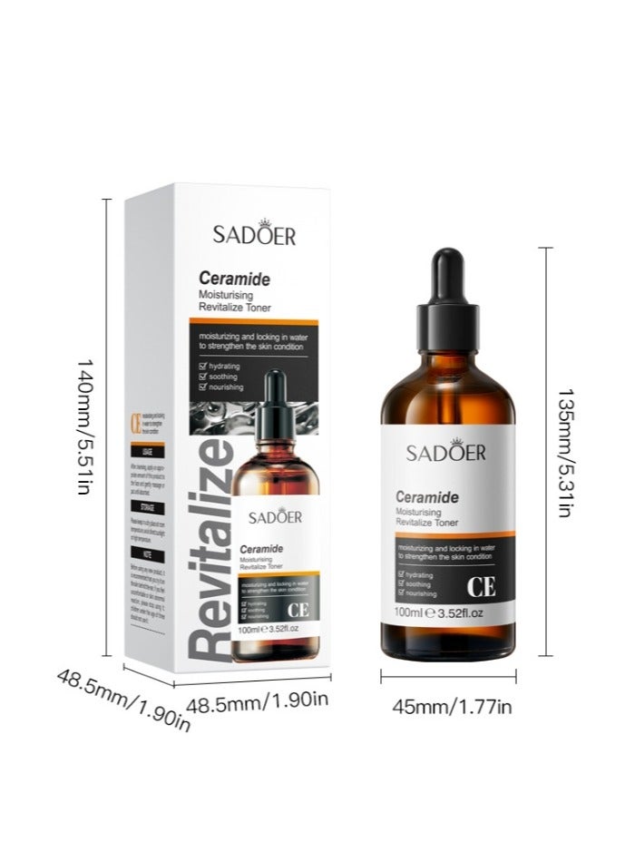 SADOER Ceramide Moistursing Toner CE Improve Dullnes Moisturize Dry Skin 100ml - Image 3