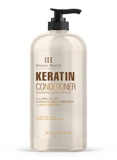 Botanic Hearth Botanic Hearth Keratin Conditioner with Argan Oil - Sulfate-Free Hair Treatment for All Hair Types, Normal, Dry or Damaged, Color Treated - 16 fl oz  - Image 1
