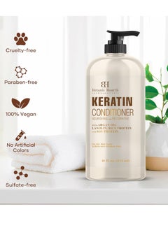 Botanic Hearth Botanic Hearth Keratin Conditioner with Argan Oil - Sulfate-Free Hair Treatment for All Hair Types, Normal, Dry or Damaged, Color Treated - 16 fl oz  - Image 4