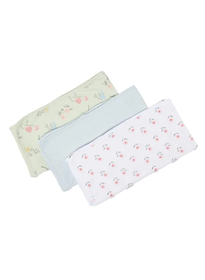 أطفال وأكثر Babies & More Newborn Girls Multicolor Baby Blanket
