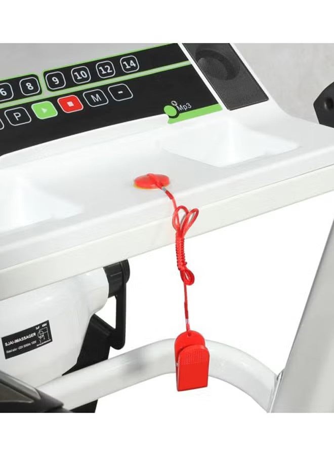 واي جيه مفتاح أمان مطحنة المشي المغناطيسي العالمي 7x3.5x2cm / 7x3.5x2 سم ، قطعة واحدة ، أحمر ، قفل أمان جهاز المشي - Image 4