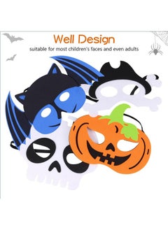Oziral 13 Packs Felt Masks, Halloween Theme Masks, Kids Costume Masks, Halloween Role-Playing Masks  - Image 5