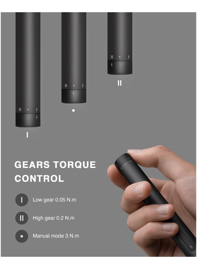 شاومي مفك براغي دقيق لاسلكي قابل لإعادة الشحن من شاومي – مجموعة مفكات كهربائية صغيرة مع 24 رأس مغناطيسي S2، طقم أدوات إصلاح للالكترونيات، المنزل، المكتب والتخييم - Image 4