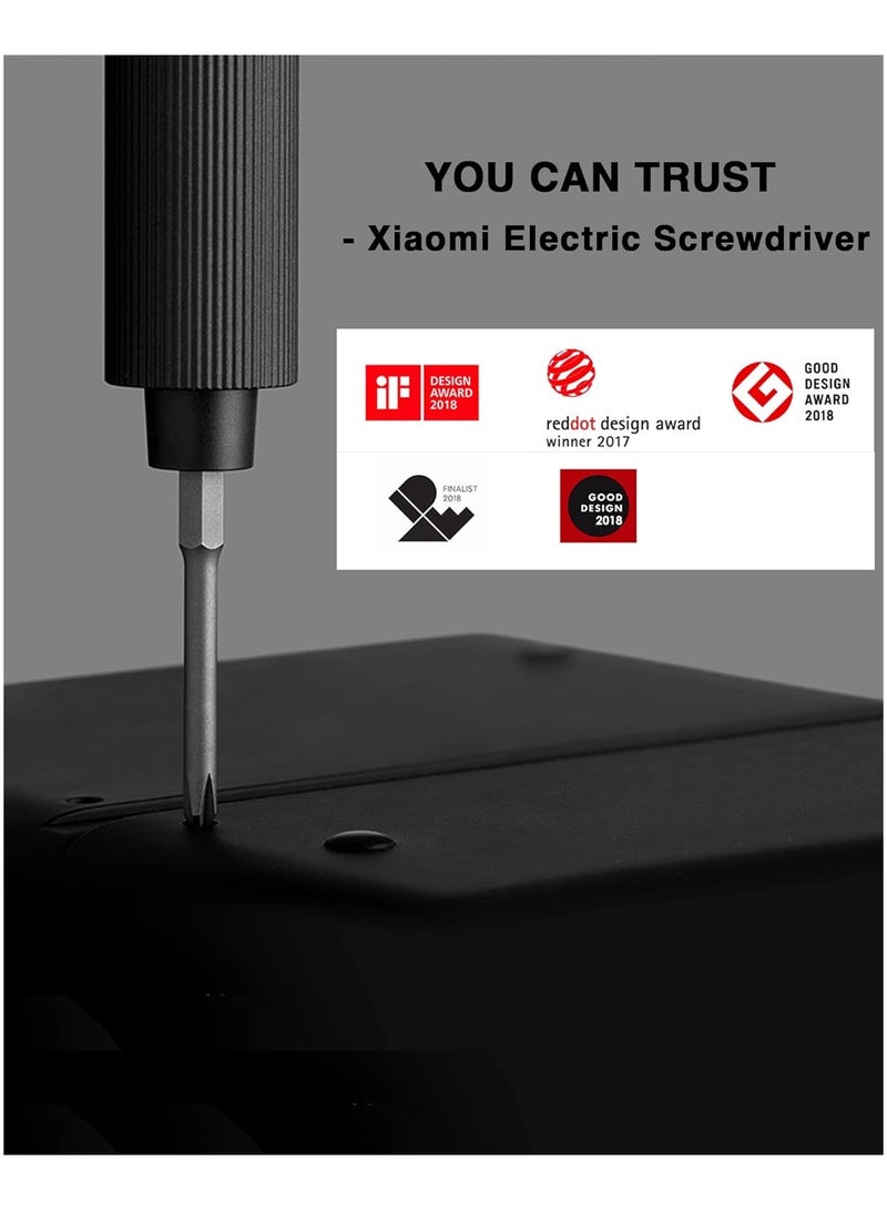 شاومي مفك براغي دقيق لاسلكي قابل لإعادة الشحن من شاومي – مجموعة مفكات كهربائية صغيرة مع 24 رأس مغناطيسي S2، طقم أدوات إصلاح للالكترونيات، المنزل، المكتب والتخييم - Image 2