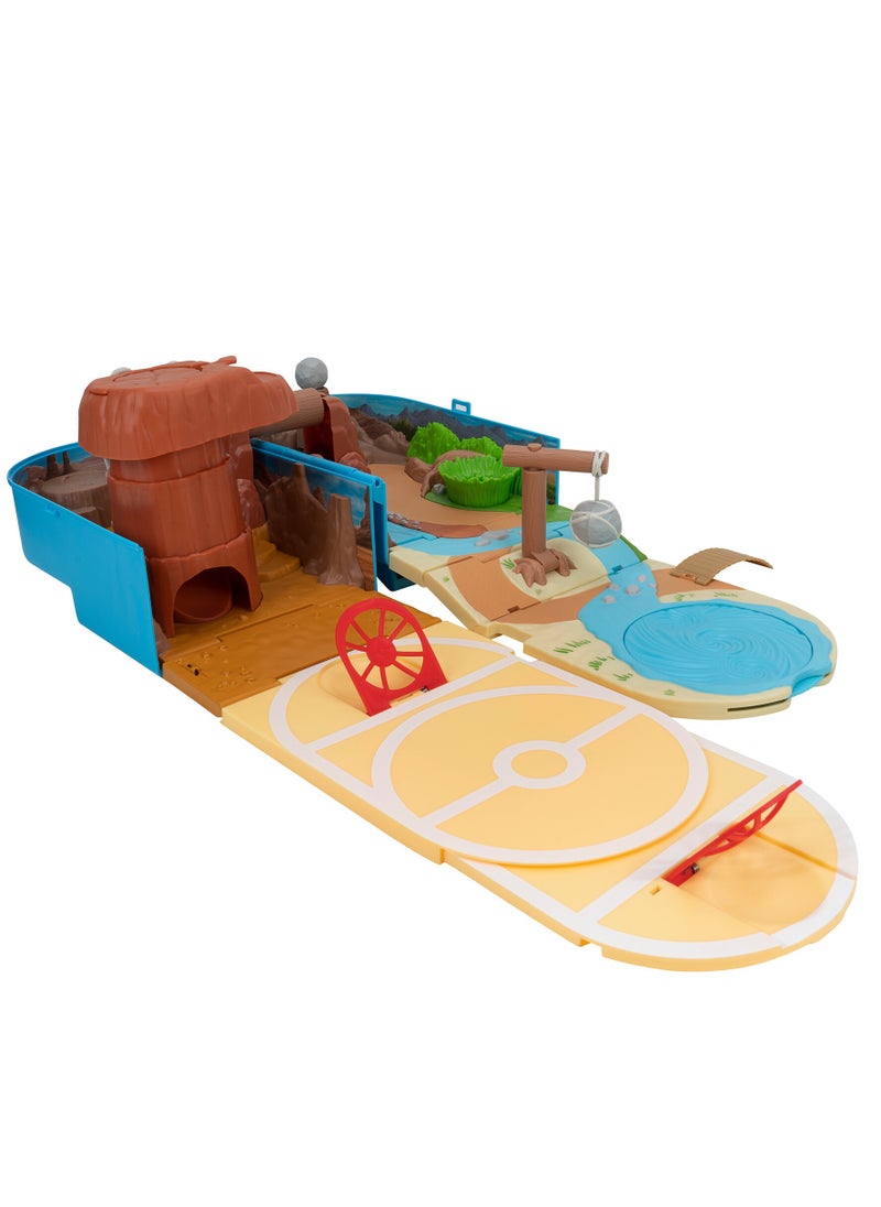 Pokemon Pokemon Carry Case Battle Desert Playset | Pokemon Battle Arena | Interactive Playset | Battle Figure | Collectible Figure | Gift for Boys and Kids  - Image 2