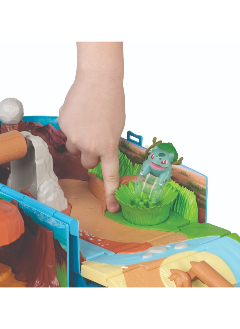 Pokemon Pokemon Carry Case Battle Desert Playset | Pokemon Battle Arena | Interactive Playset | Battle Figure | Collectible Figure | Gift for Boys and Kids  - Image 5