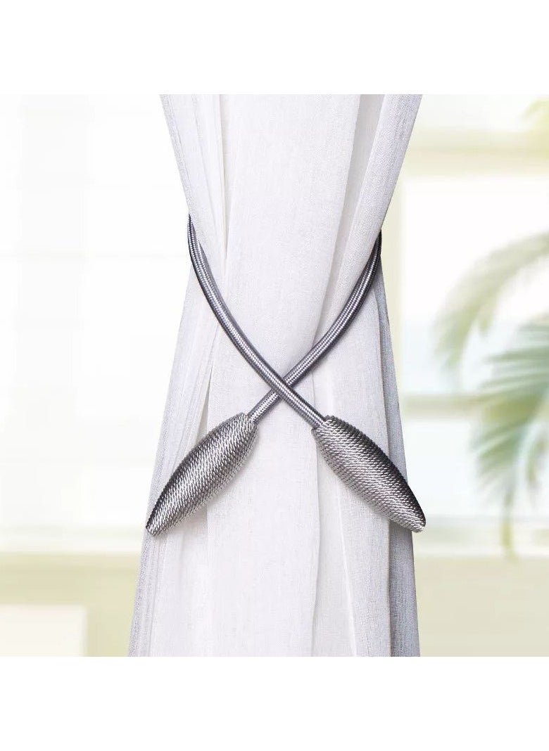 Generic - Curtain Holder With Flexible Metal Cord That can Be Shaped - Random color - Image 1