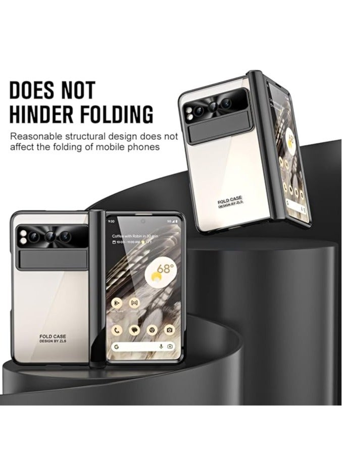 Google Pixel Fold Case with Full Cover Hinge Protection, Clear Cover with Integrated Screen Protector and Google Pixel Fold Stand - Image 4