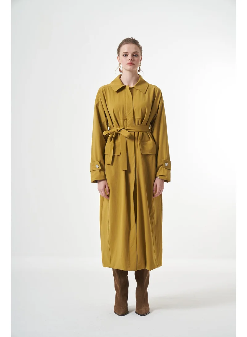 MissWhence Trench Coat - Yellow