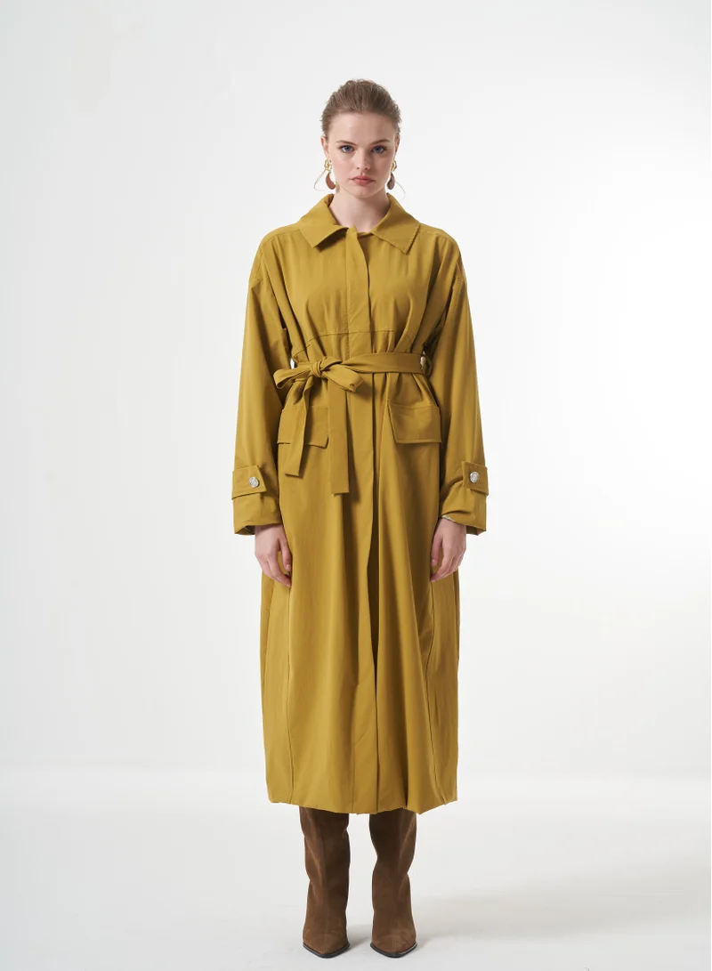 MissWhence Trench Coat - Yellow