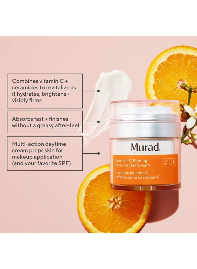 Murad Essential-C Firming Radiance Day Cream - Vitamin C Face Cream, Brightening and Firming Face Lotion for Day Use - 1.7 fl oz - Image 2