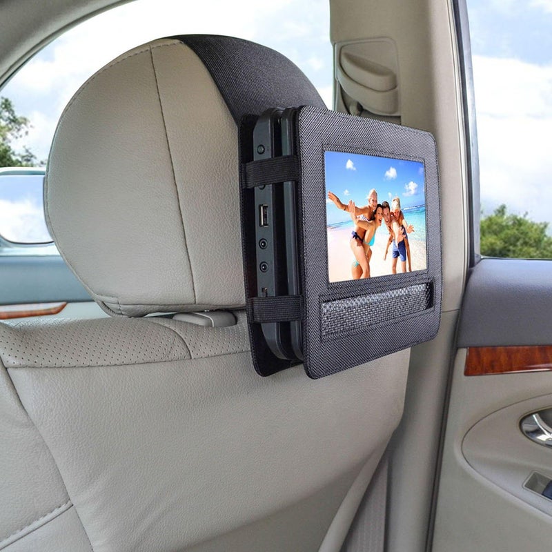 TFY Car Headrest Mount for Swivel  Flip Style Portable DVD Player7 Inch - Image 3