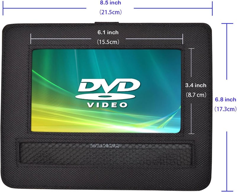 TFY Car Headrest Mount for Swivel  Flip Style Portable DVD Player7 Inch - Image 4