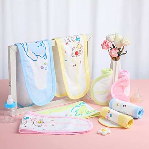Seematn 16 Pcs Cotton Newborn Infant Belly Wrap Baby Infant Umbilical Cord Belly Bands Cartoon Soft Baby Abdomen Bands Newborn Navel Belt for Protection Abdomen Boy Girl Gifts 0-12 Months, 2 Styles - Image 4